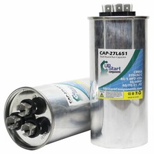 GE Round Dual Run Capacitor Upgrade GE Genteq C3805R 5 uf MFD 370 Volt VAC 27L651-80