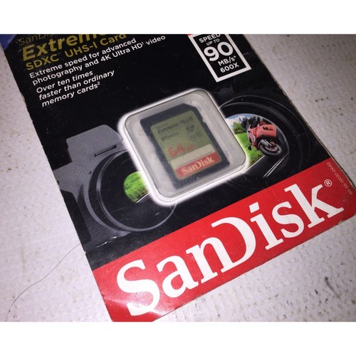SanDisk Extreme Plus SDXC UHS-I Card 64GB - Picture 4 of 6
