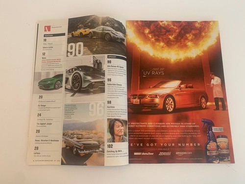Automobile Magazine September 2016 Ripped Cover 102 Pages Aston Martin Volvo S90 - Foto 5 di 6