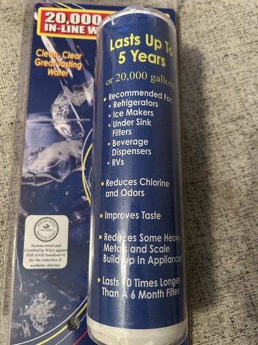 Watts 20,000 Gallon In-Line Water Filter Model 5-YR/Watts IL-20K - Picture 2 of 5