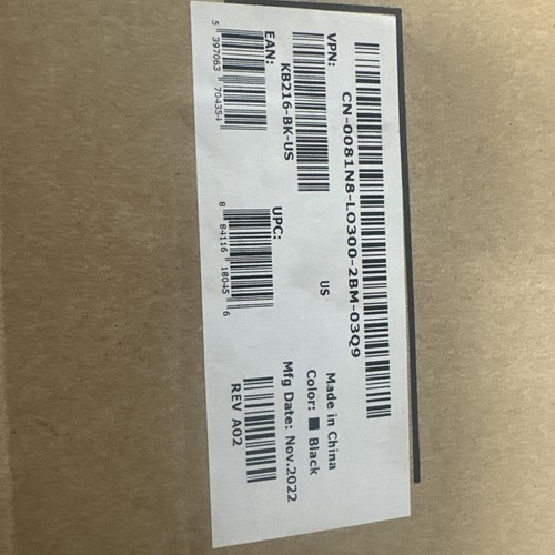 Dell KB216-BK-US KEYBOARD BNIB Wired Black - Picture 5 of 8