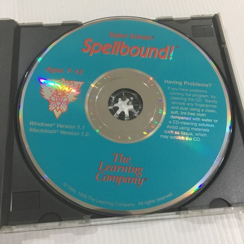 Super Solvers Spellbound The Learning Company Ages 7-12 PC CD-Rom Windows Mac - Picture 5 of 6