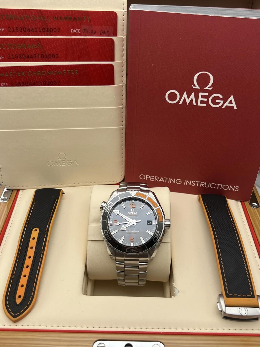 Omega Seamaster Planet Ocean Bonus Rubber Strap Orange Omega Seamaster Planet Ocean Bonus Rubber Strap Orange