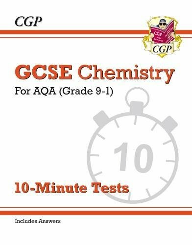 Grade 9-1 GCSE Chemistry: AQA 10-Minute Tests (with answers) (CG... by CGP Books - Picture 1 of 2