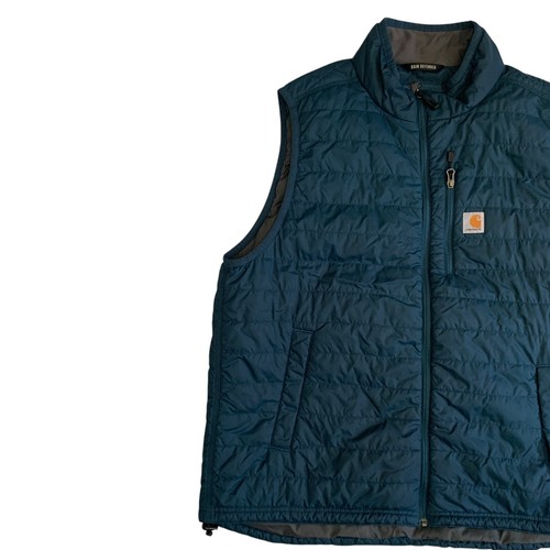 Carhartt Herren Gr. 2XLT Rain Defender Thermo Stepp Full Zip Relaxed Fit Weste - Bild 7 von 15