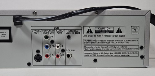 Emerson EWD2003 DVD/VCR Player and Recorder For PARTS/REPAIR - Read Description - Picture 5 of 12