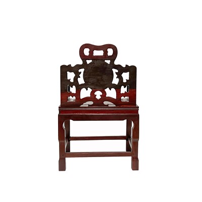 Chinese Rosewood Handmade Miniature Armchair Display Decor Art ws2965S Chinese Rosewood Handmade Miniature Armchair Display Decor Art ws2965S