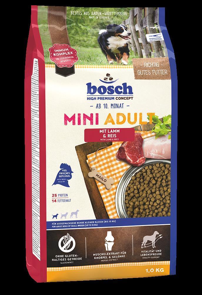Bosch Mini Adult With Lamb Rice Kg Dry Food for sale online