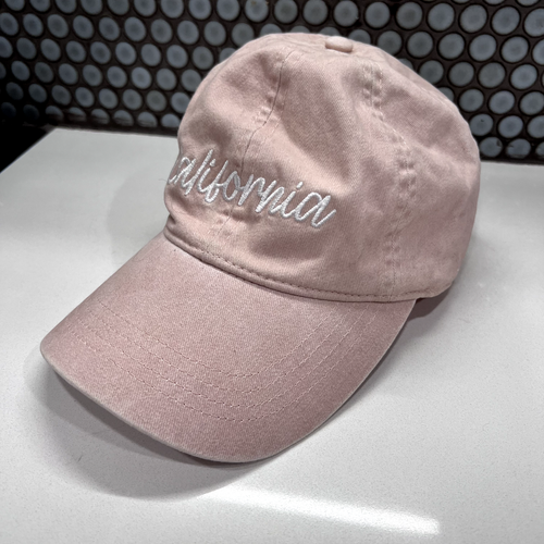 California Hat Cap Strap Back Adult Womens David & Young Pink - Picture 3 of 22