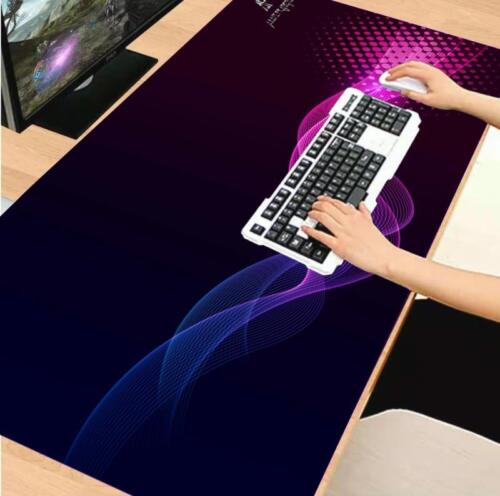 New Extended Gaming Mouse Pad Large Size Desk Keyboard Mat Soft Thick - Picture 1 of 27