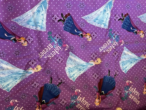 Disney Frozen Elsa Anna Olaf Blue Purple Pink Window Curtain Valance - Picture 2 of 9