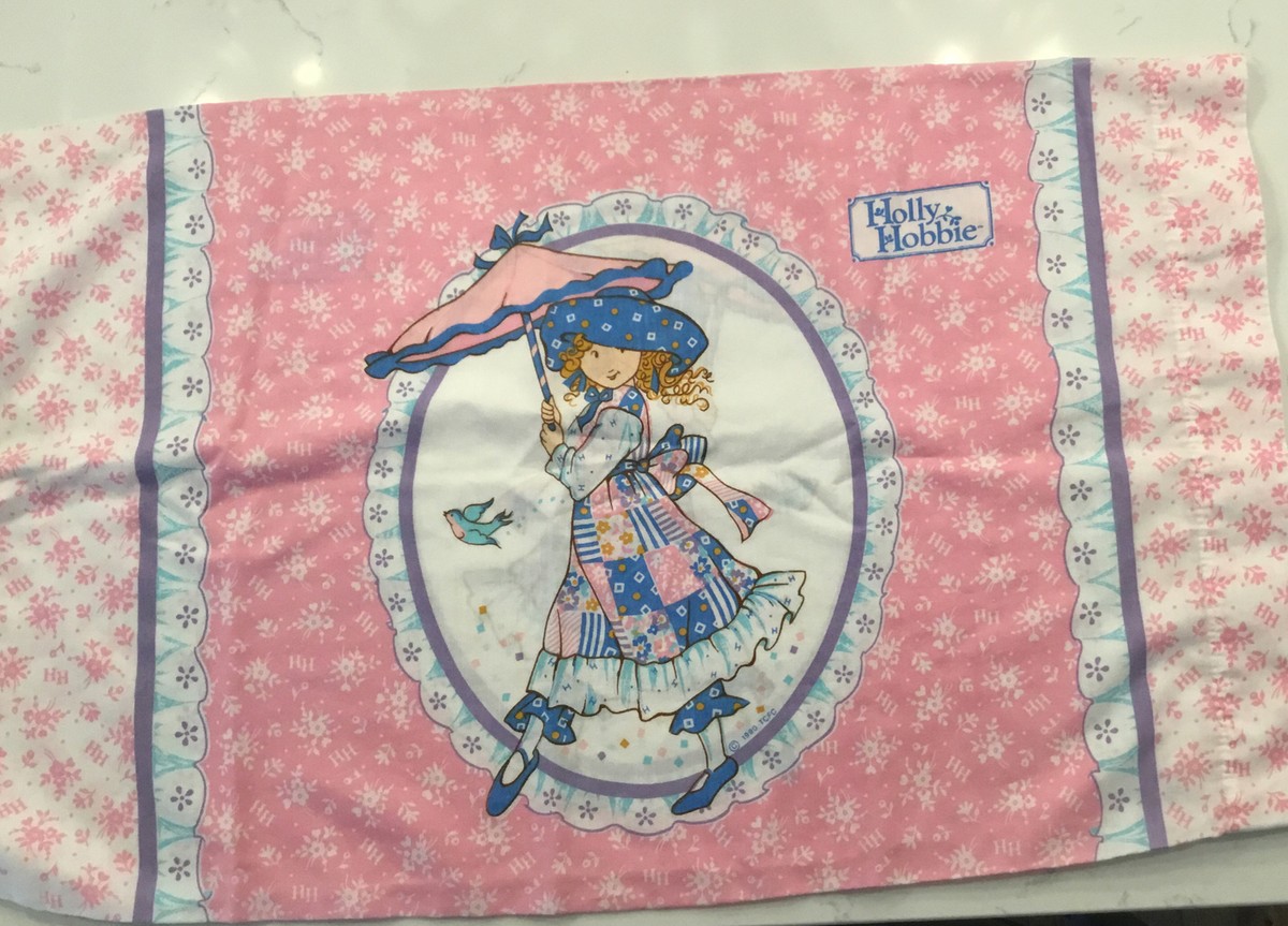 Holly Hobbie Vintage 90s FULL Bedding 3 Piece Set - Cat, Duck