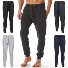 Mens Cuffed Joggers Iron Mountain Tapered Sweatpants Slim Fit Casual Jog Pants
