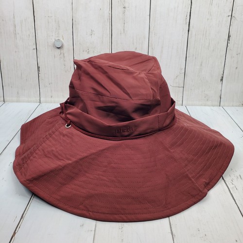 Pistil Designs Women's Bucket Sun Hat Burgundy One Size Summer Garden Chin Cord