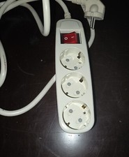 Doonam 220 Volt Surge Protector Power Strip 3 Sockets