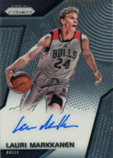 2017-18 Panini Prizm Basketball Rookie Signatures #6: Lauri Markkanen Base