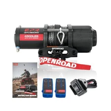 OPENROAD 4500 lb ATV/UTV Winch,12V Towing Off-Road Electric UTV Winch with 1/...