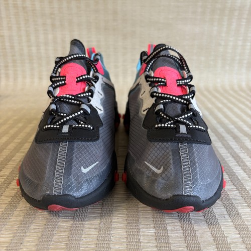 Nike React Element 87 AQ1090-006 Grey Solar Red Blue Chill Sneakers Size M5 W6.5 - Picture 8 of 20