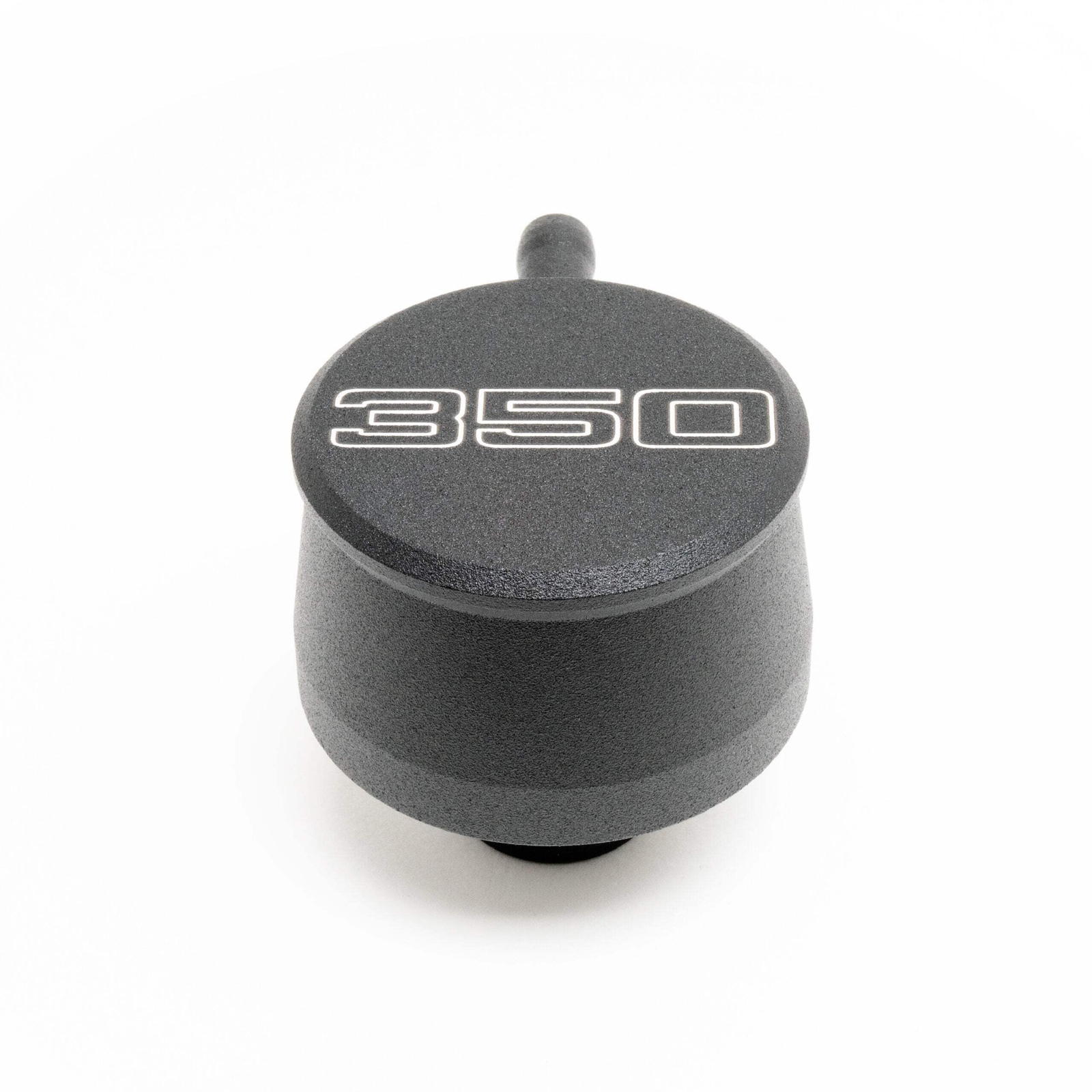 Fits Valve Cover Breather 350 Logo Black Each by Racing Power Co-Packaged R8342