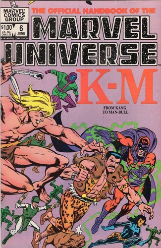 Marvel Comics Official Handbooks, Single Issues, You Pick, Finish Your Run! - Picture 36 of 55