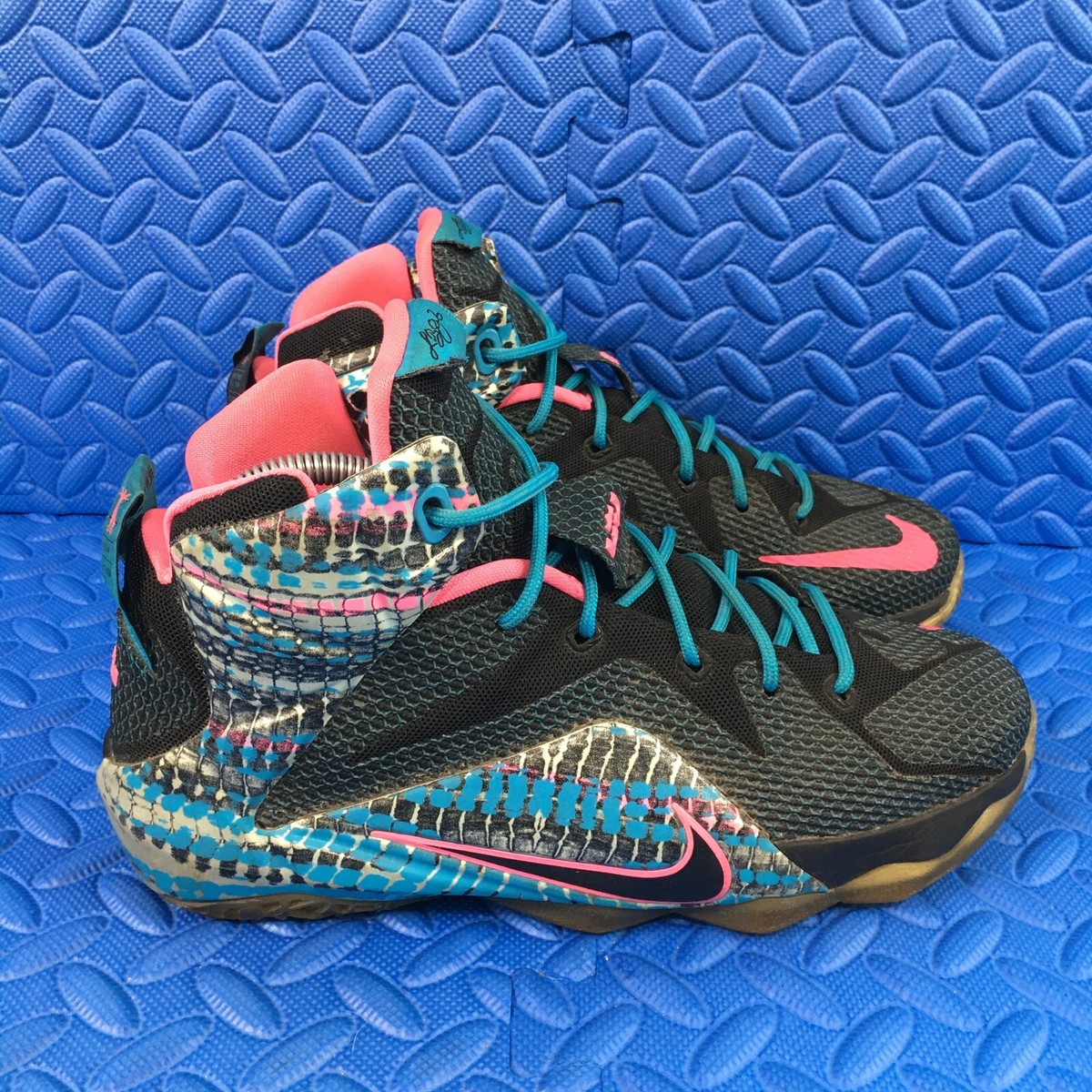 新品未使用Nike LeBron XII ELITE 12 31cm Nike LeBron XII GS 23 Chromosomes Youth Basketball Shoes Athletic