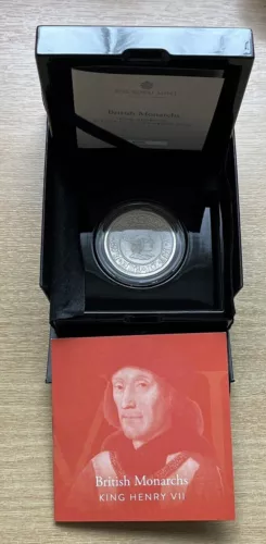 Royal Mint, 2022 British Monarchs - King Henry VII - 2oz Silver Proof - £5 coin