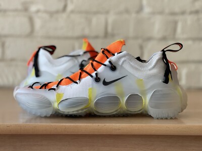 Nike ISPA Link Axis White Total Orange Yellow FZ3507-100 Mens Size