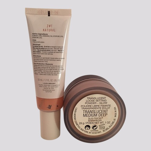 Laura Mercier Loose Setting Powder Translucent Medium Deep + Tinted Moisturizer - Picture 4 of 13