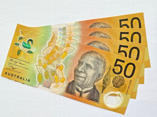 Australian 2020 Generation Fifty 50 Dollar💥Consecutive Notes First Prefix AA20 - Foto 2 di 6
