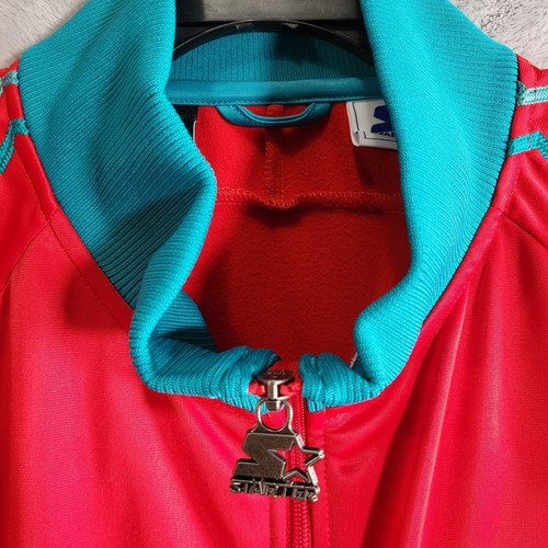 Starter Red Michael Strahan NFL Super Bowl LVII Embroidered Track Jacket Sz XL - Picture 6 of 12