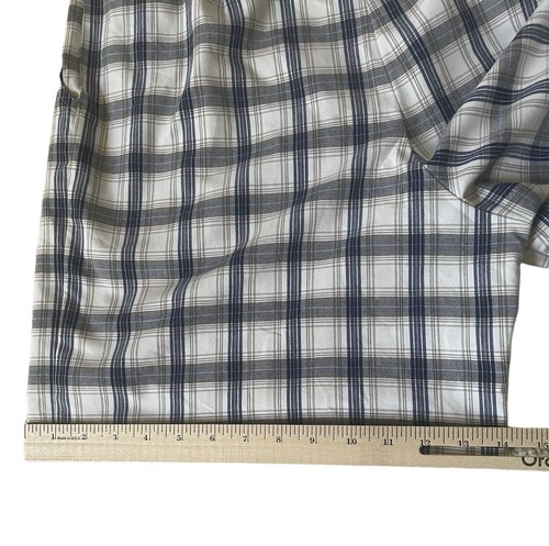 COUNTERPARTS Blue And White Plaid Shorts Womens Size 12P Pre Owned - Picture 9 of 9