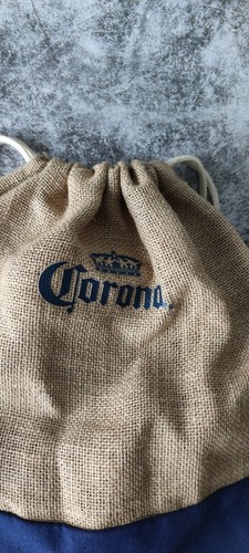 Corona Bier Beutel Jute Tasche Stofftasche Rucksack Beer Festival Bag NEU OVP - Bild 2 von 2