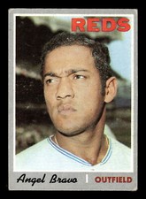 Angel Bravo 1970 Topps #283 Cincinnati Reds GD-VG