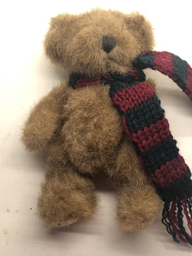 Mary Meyer Jointed Bear 6” Plush Plaid Scarf 1995 - Picture 6 of 7