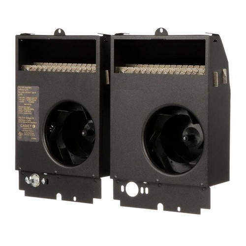 208-volt 3,000-watt Com-Pak Twin In-wall Fan-forced Replacement Electric Heater - Picture 3 of 9