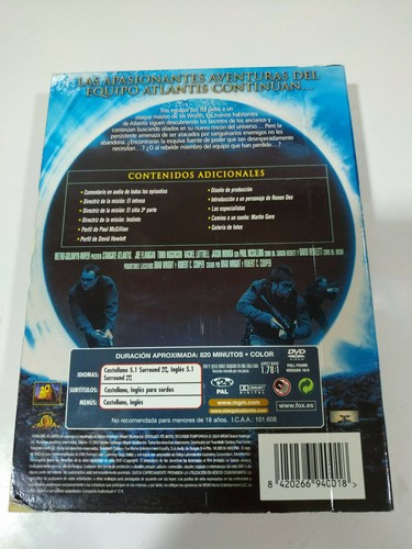 STARGATE Atlantis Gebraucht Saison 2 Komplette - 5 X DVD + Extras - Bild 2 von 6