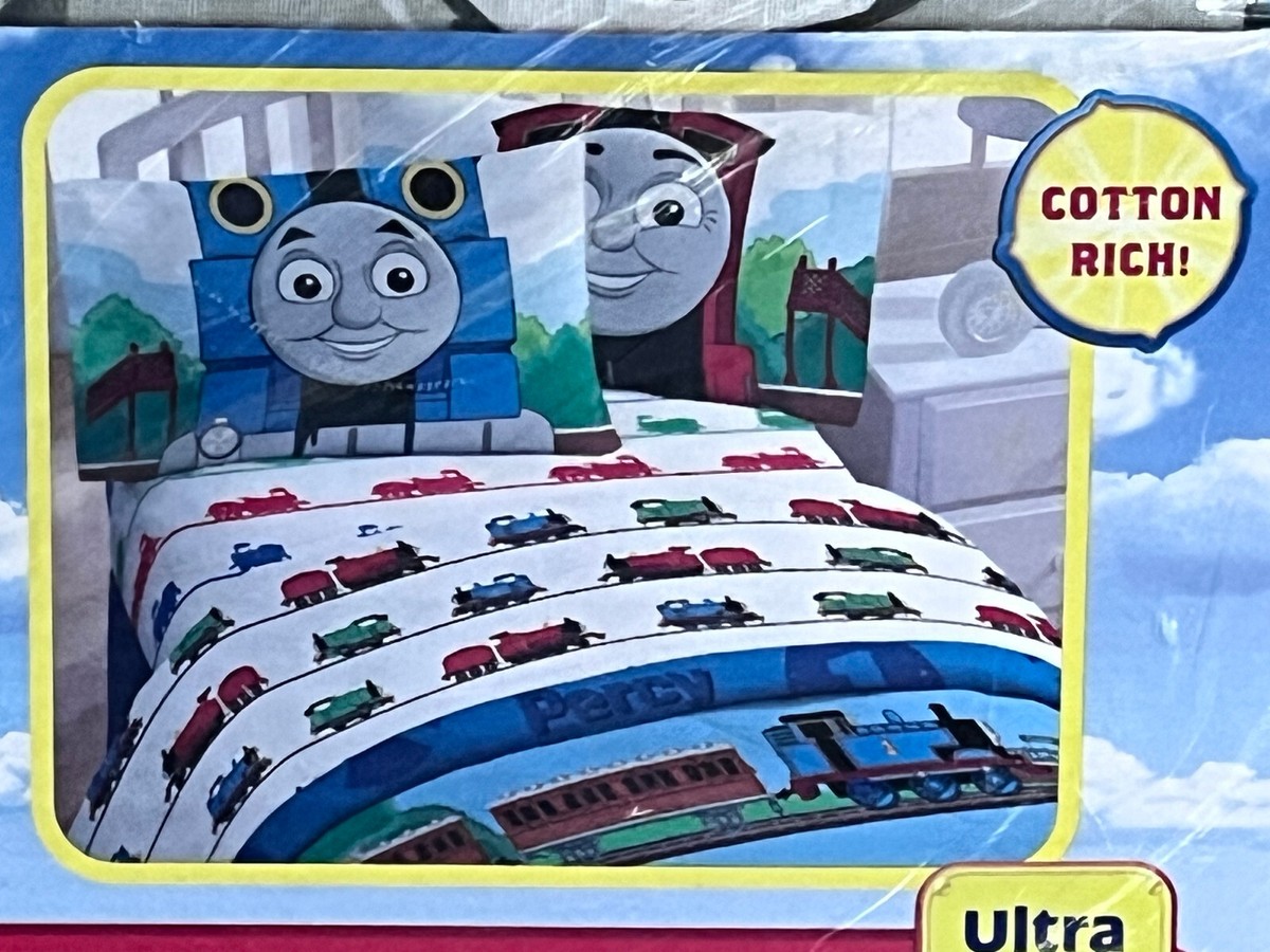 Vintage Thomas Friends Twin Size Sheet Set Thomas the Tank