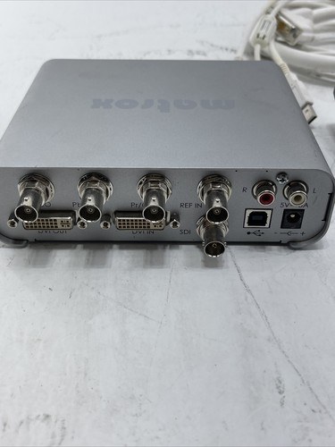 MATROX CNVDVI/N VER.301 CONVERT DVI HD-SDI SCAN CONVERTER With Cables AC Adapter - Picture 4 of 6