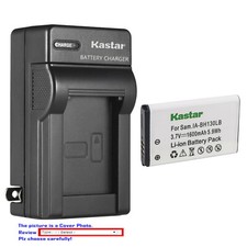 Kastar Battery AC Wall Charger for IA-BH130LB  Samsung HMX-U20BN/XAA SMX-C10FP