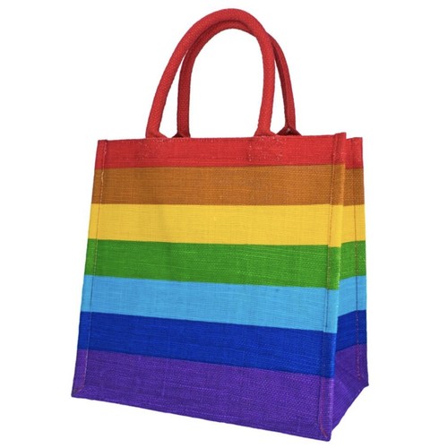 JUTE SHOPPING BAG Hessian Medium Canvas Carrier FAIRTRADE fun green eco animals - Picture 53 of 74