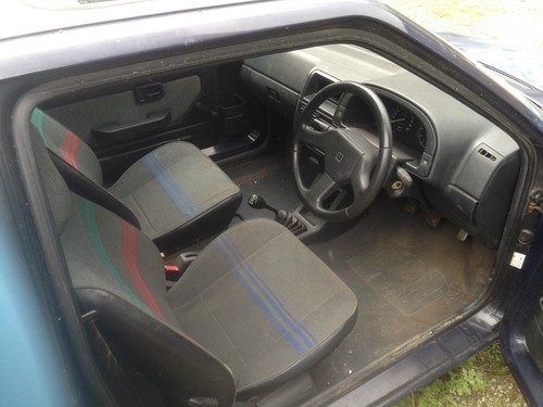1992 CITROEN AX 14 ECHO BLUE - Picture 3 of 5