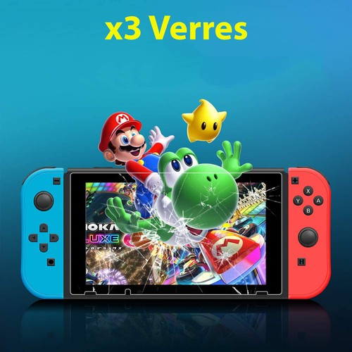 Vitre Protection Écran Verre Trempé Antichoc Pour Nintendo Switch / Lite - Photo 12/18