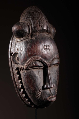 Masque africain Masque Baoulé 2055 - Photo 3 sur 12