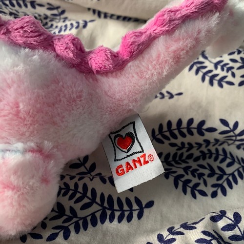 Ganz Webkinz Pink Whimsy Dragon HM156 Glittery Girls Plush Beanie Toy Stuffed - Picture 5 of 8