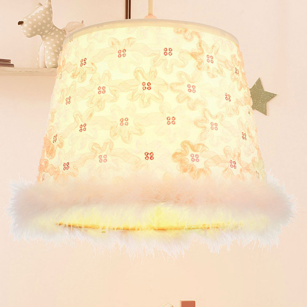 RGB LED Lampadario Stanza Gioco Ragazze Soffitto Lampada Lampada Lampada Sospesa Tessuto rosa dimmer 9a3236 RGB LED Lampadario Stanza Gioco Ragazze Soffitto Lampada Lampada Lampada Sospesa Tessuto rosa dimmer 9a3236