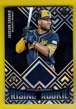 2024 Topps Update Rising Rookie Relic RRR-JC Jackson Chourio Jersey Brewers OF