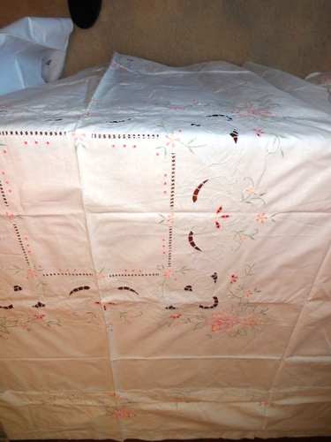 High End 100% Cotton shower Curtain Embroidery - Picture 4 of 10