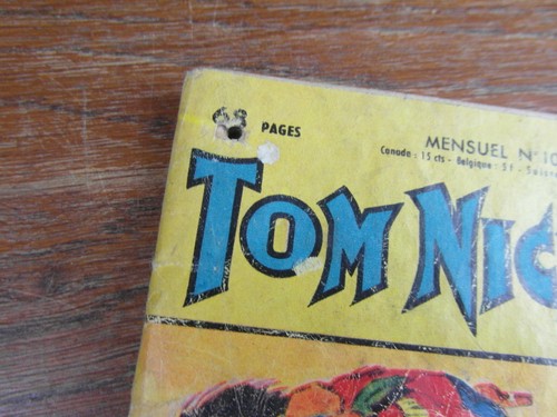 Petit Format DEL DUCA TOM NICKSON Mensuel No 10 (01-05-1958) couv. PAUL ORDNER - Imagen 3 de 3
