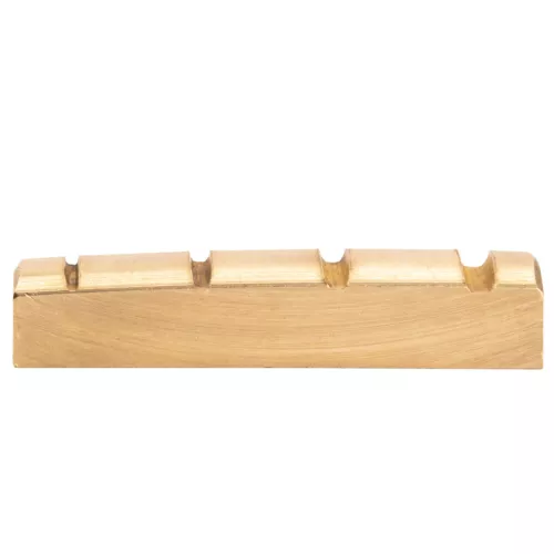Musiclily 43x6x9mm 4 String Slotted Brass Nut For Precision Jazz Bass PB JB