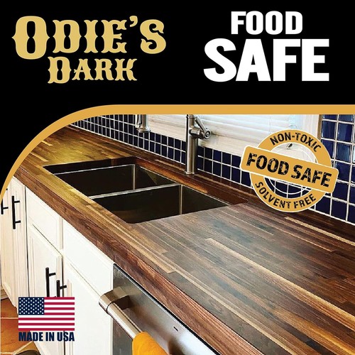 ODIE'S Dark Finish and Stabilizer for Wood Darkens with Age 9oz Non-Toxic - Picture 5 of 5